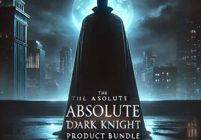 Create a JPG image with the dimensions 800x445 for the blog post titled Unlock the Secrets of the Absolute The Dark Knight Product Bundle Today